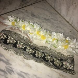 two headbands (both worn once)